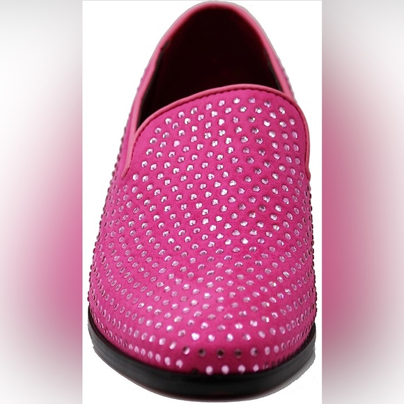 🆕 Men’s Enzo Romeo SPK26 Men's Velvet Rhinestone Dress Loafer, Size 13, … - Picture 4 of 13